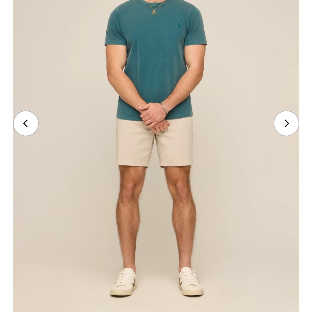 Men’s Chubbies Cream Shorts 7” XXL